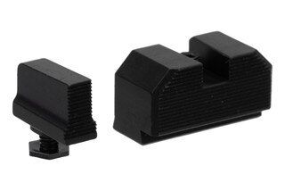 Blacked out sight set for optic ready Glock 17.